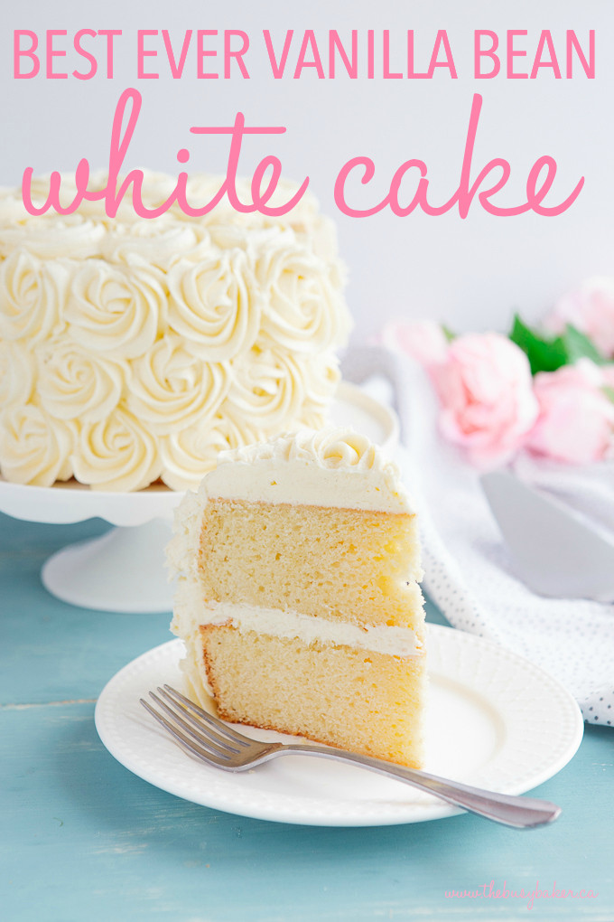 Best Birthday Cake Recipe Ever
 Best Ever Vanilla Bean White Cake Birthday Cake The