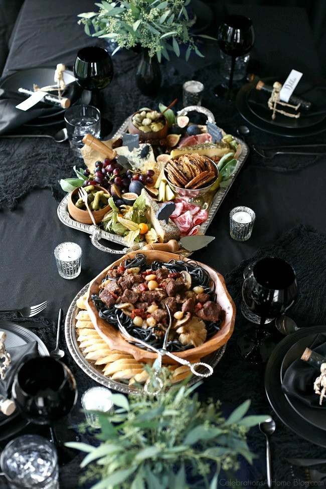 Best Dinner Party Ideas
 Halloween Themed Dinner Party in Black Celebrations at Home