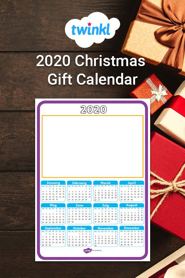 Best DIY Christmas Gifts 2020
 This 2020 calendar is the perfect template to make a