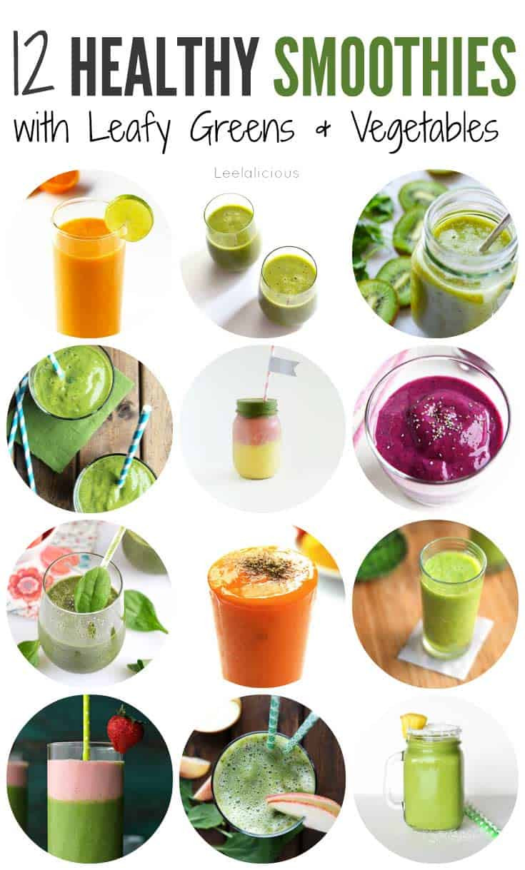 Best Fruit Smoothie Recipes
 12 Healthy Smoothie Recipes with Leafy Greens or