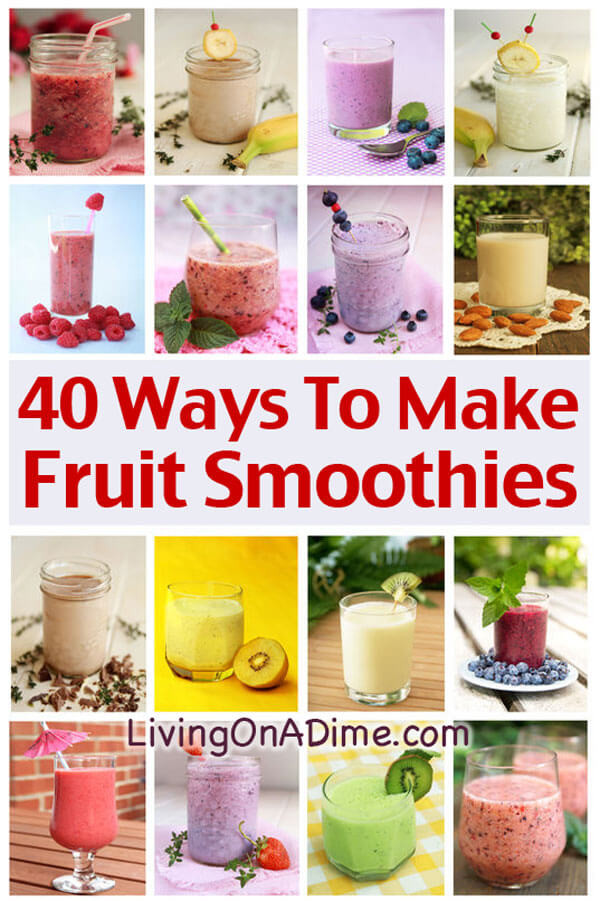 Best Fruit Smoothie Recipes
 Homemade Fruit Smoothies Recipe And Extras Delicious And