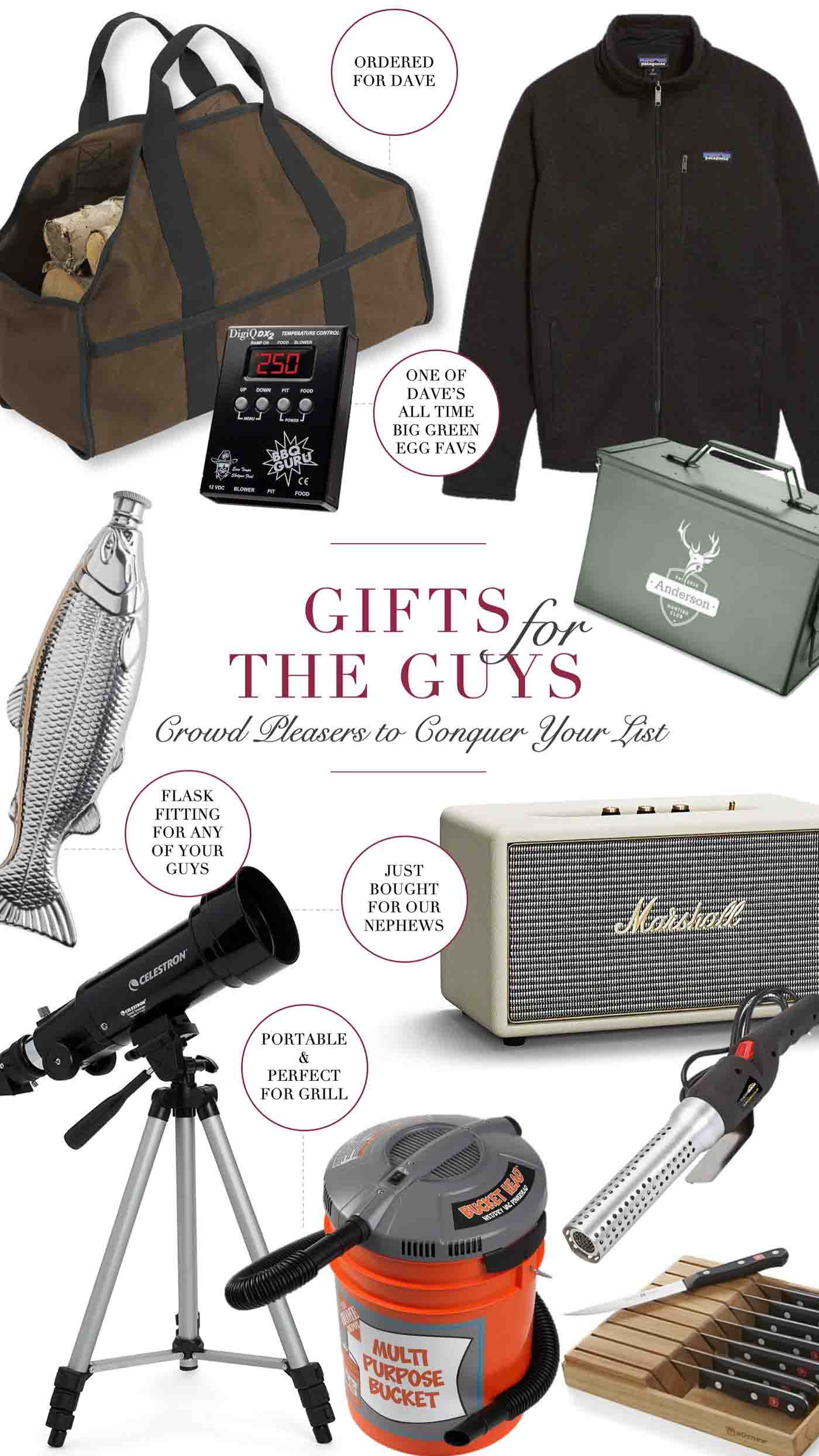 Best Gift Ideas For Husband
 Holiday Gift Ideas for Guys Dads & Brothers Husbands