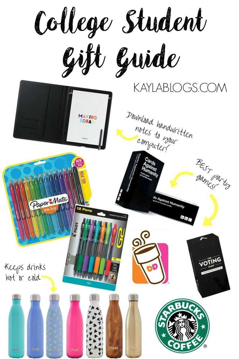 Best Gifts For College Kids
 College Student Gift Guide with Wa