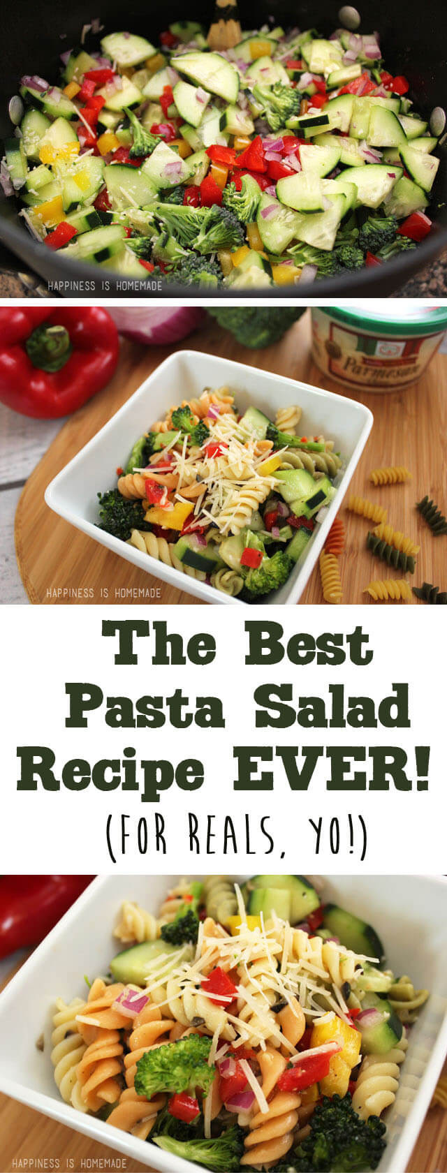 Best Italian Pasta Salad Recipe
 The Best Pasta Salad Recipe Ever Happiness is Homemade
