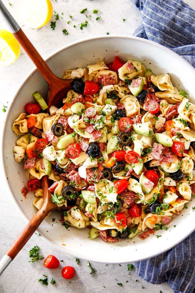 Best Italian Pasta Salad Recipe
 BEST Italian Pasta Salad with Tortellini