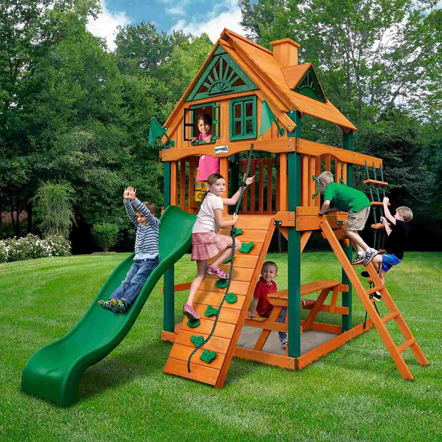 Best Kids Swing Set
 The 8 Best Wooden Swing Sets and Playsets to Buy in 2018