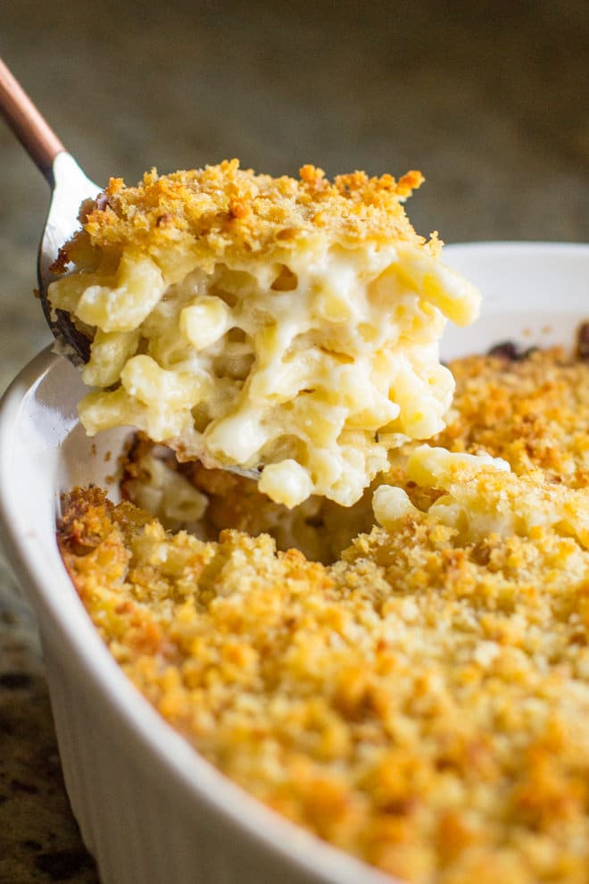 Best Macaroni And Cheese Recipe Baked
 Baked Macaroni and Cheese with Garlic Butter Crumbs