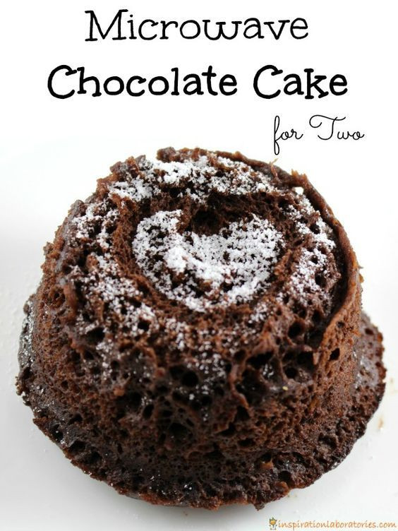 Best Microwave Desserts
 Microwave Chocolate Cake for Two