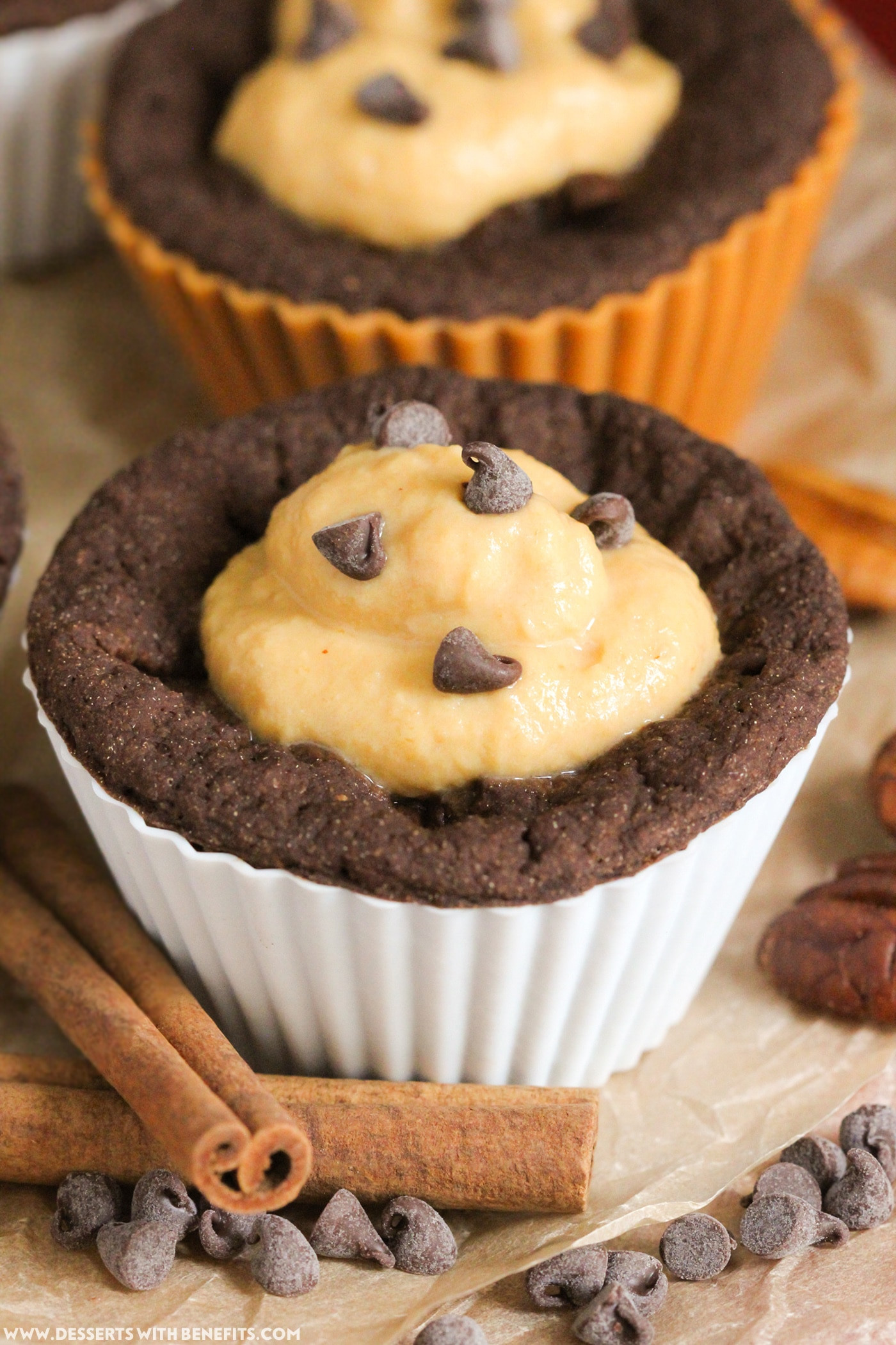 Best Microwave Desserts
 5 minute Chocolate Pumpkin Microwave Muffins