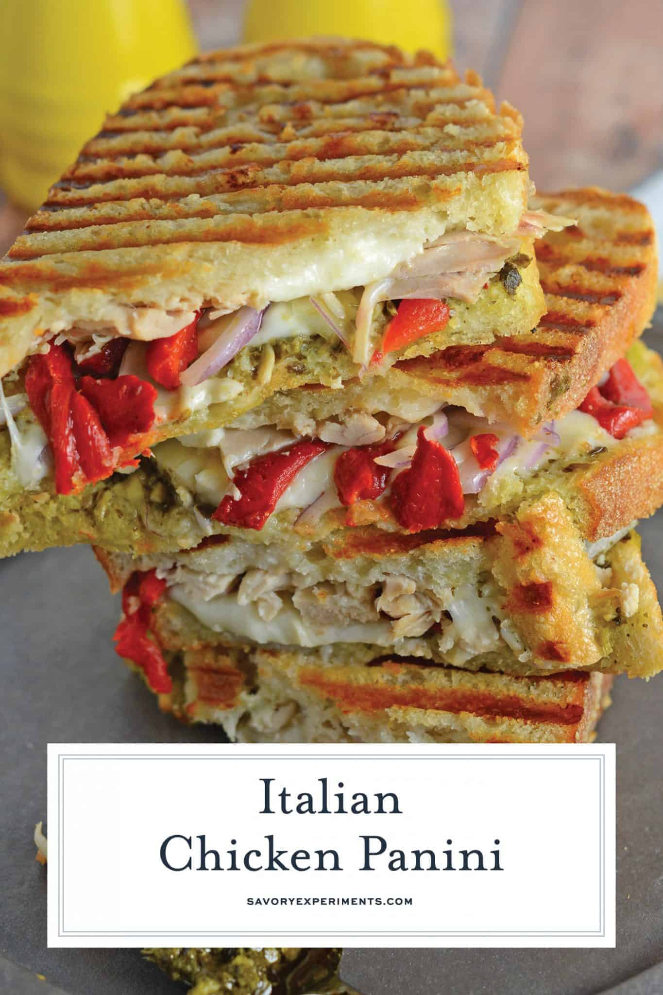 Best Panini Sandwich Recipes
 Italian Chicken Panini The Best Chicken Panini Sandwich