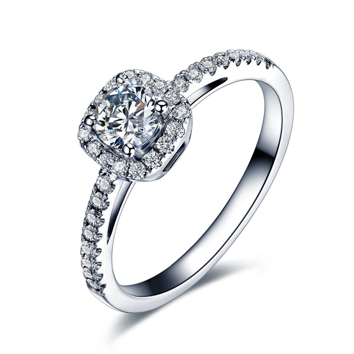 Best Place To Buy Wedding Rings
 14K White Gold Best Place To Buy Moissanite Ring in 2020