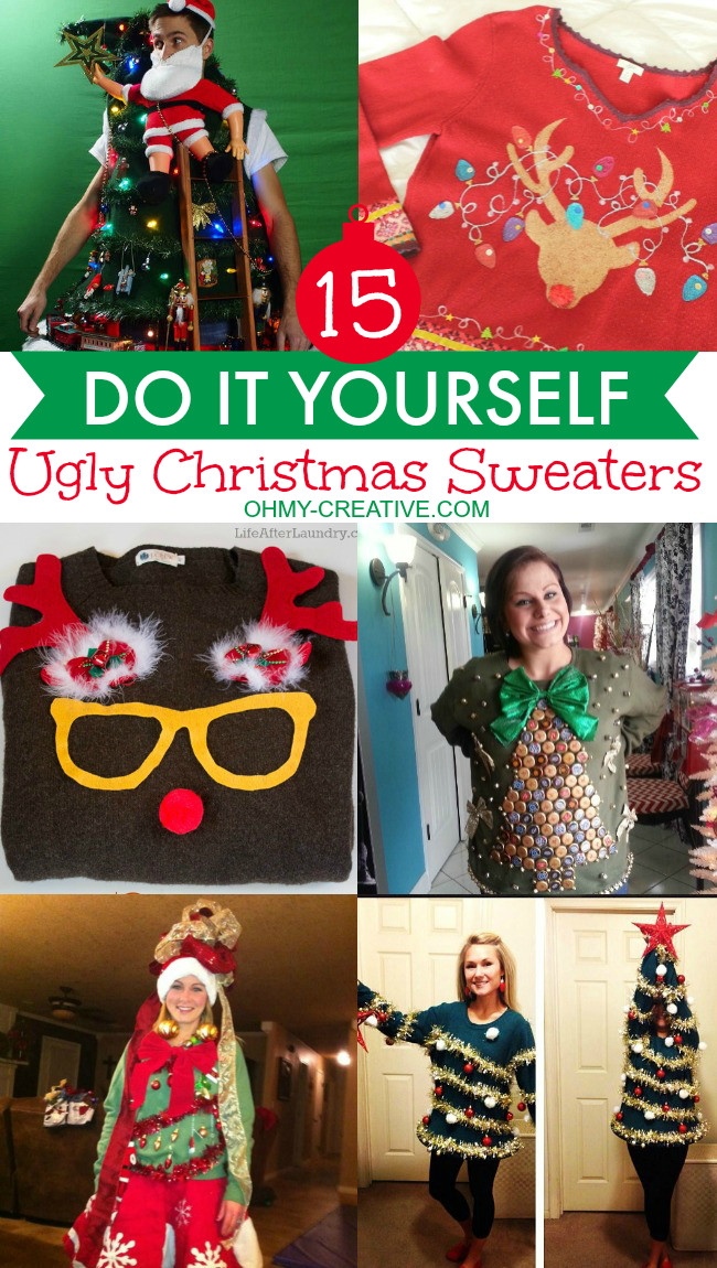 Best Ugly Christmas Sweater Party Ideas
 50 Ugly Christmas Sweater Party Ideas Oh My Creative