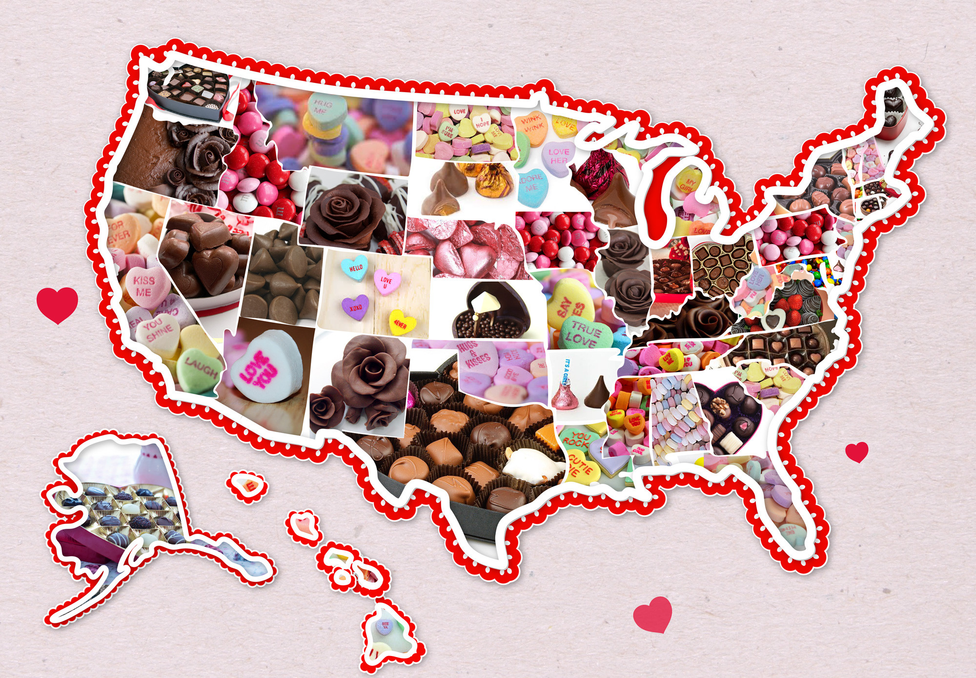 Best Valentines Day Candy
 Most Popular Valentine s Day Candy by State CandyStore