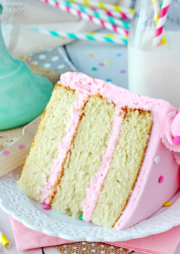 Best Vanilla Birthday Cake Recipe
 Moist and Fluffy Vanilla Cake