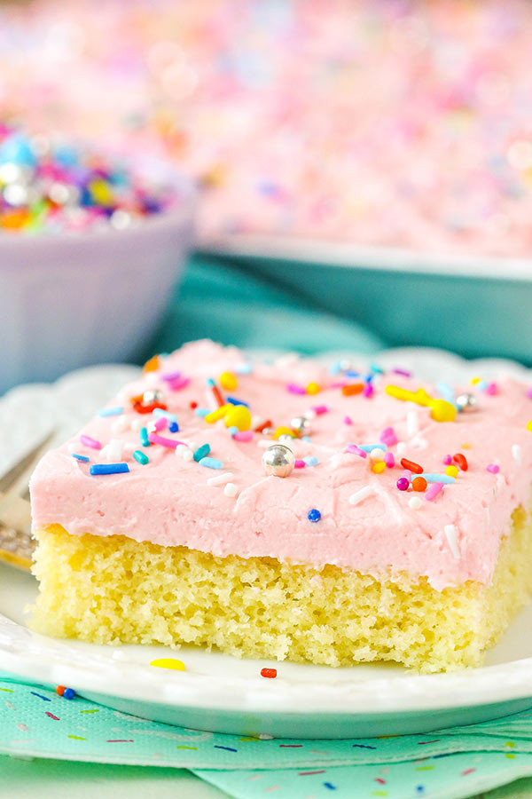 Best Vanilla Birthday Cake Recipe
 Vanilla Sheet Cake Recipe