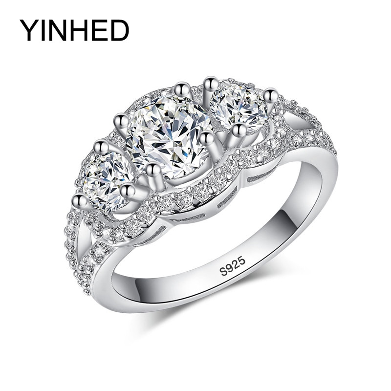 Best Wedding Rings For Women
 Aliexpress Buy f YINHED 925 Sterling