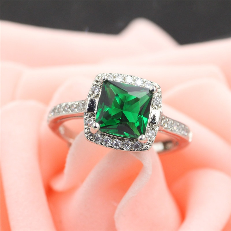 Best Wedding Rings For Women
 Female Girls Geometric Ring 925 Silver Filled & Rose Gold