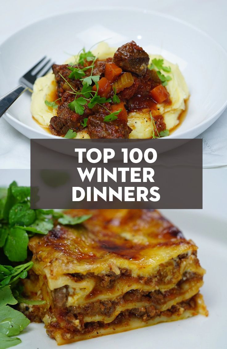 Best Winter Dinners
 Top 100 winter dinners