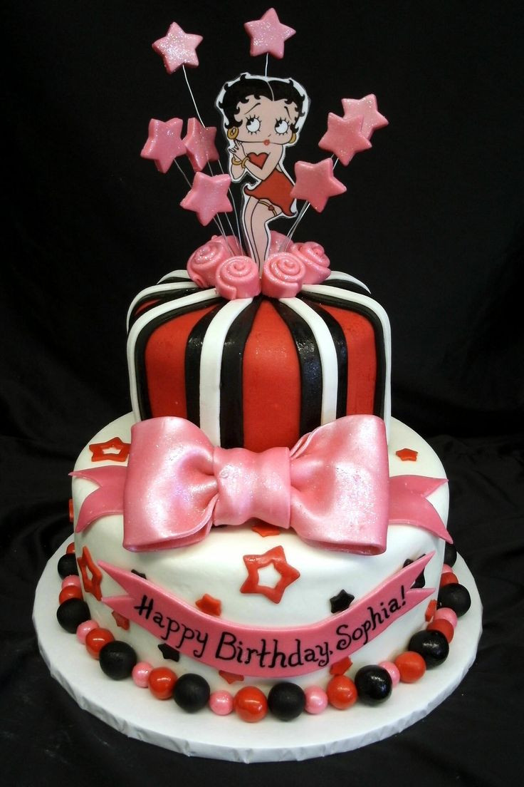 Betty Boop Birthday Cake
 17 Best images about Betty Boop party ideas on Pinterest