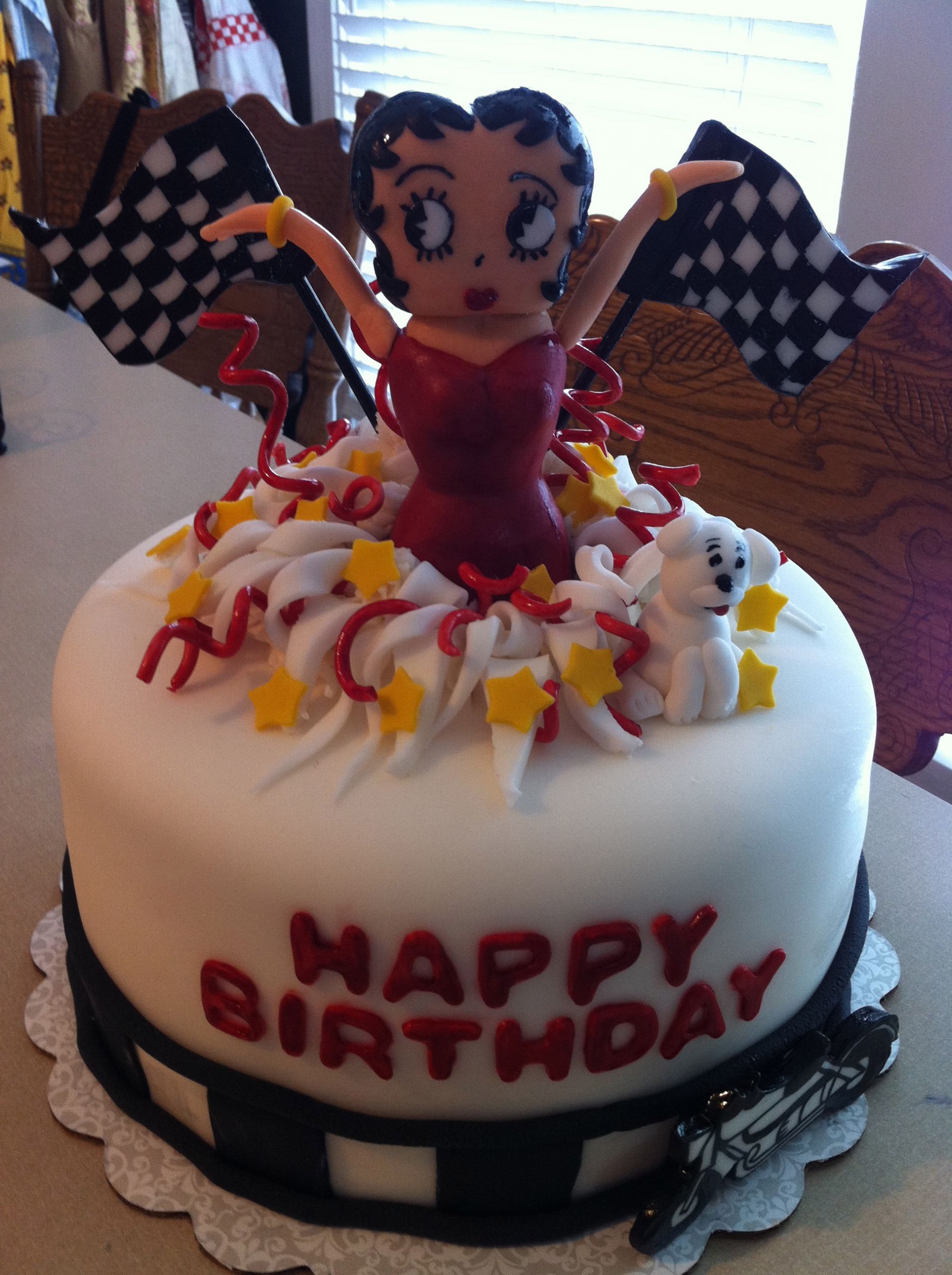 Betty Boop Birthday Cake
 Betty Boop Pops Outta the Cake – Sugar Doodles