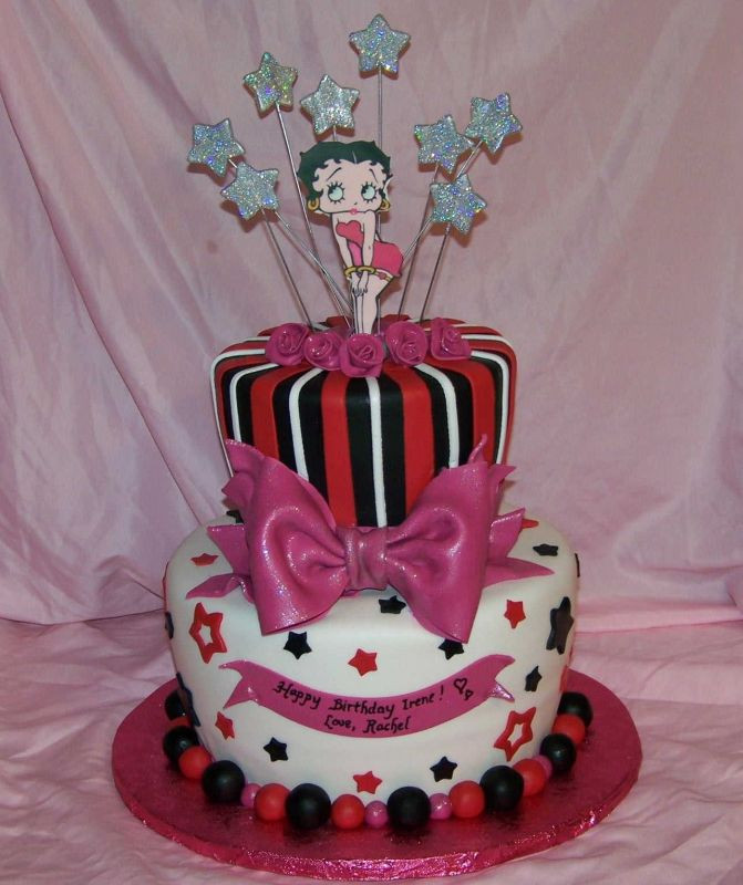 Betty Boop Birthday Cake
 Betty The Boop Birthday Cakes