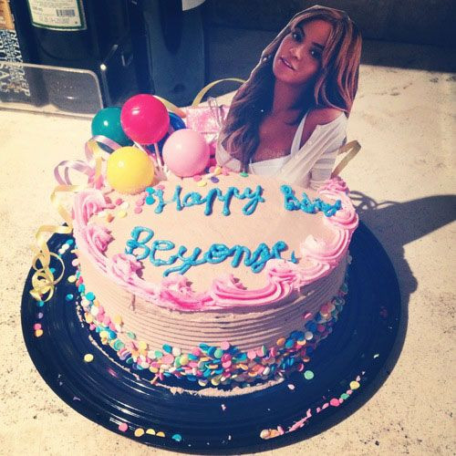 Beyonce Birthday Cake
 Celebrate Beyonce s 32nd Birthday With These Questionable