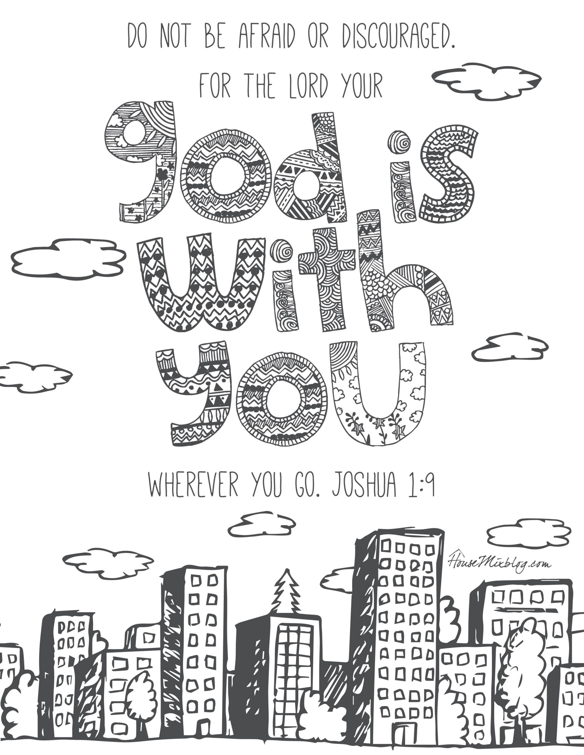 Bible Coloring Pages For Kids
 11 Bible verses to teach kids with printables to color