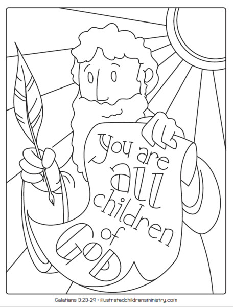 Bible Coloring Pages For Kids
 Bible Story Coloring Pages Summer 2019 – Illustrated