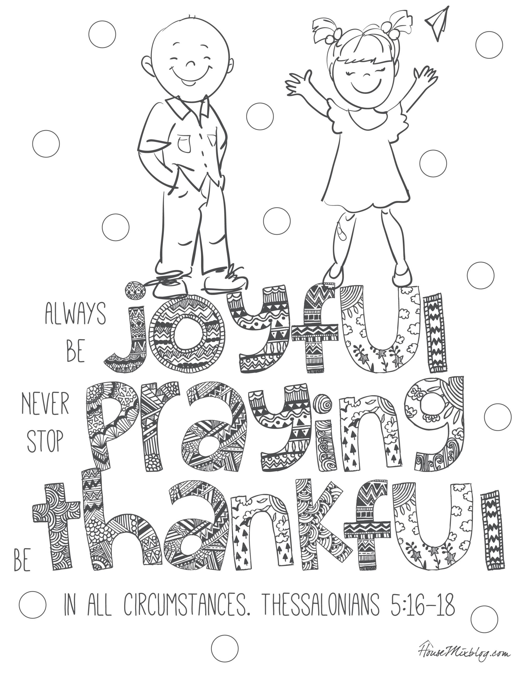 Bible Coloring Pages For Kids
 11 Bible verses to teach kids with printables to color