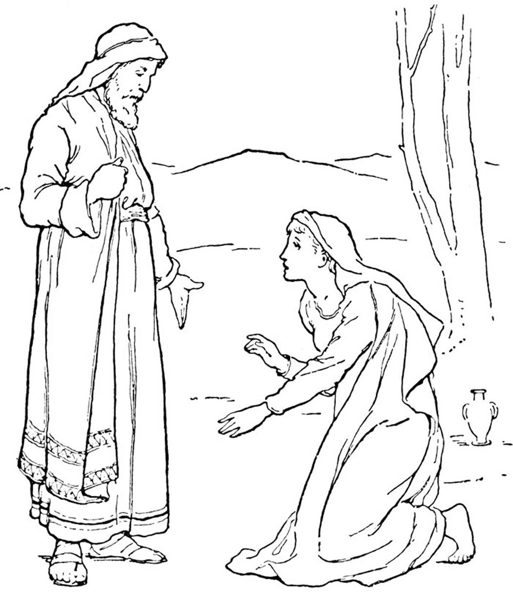 Bible Coloring Pages For Kids
 Printable Bible Coloring Pages