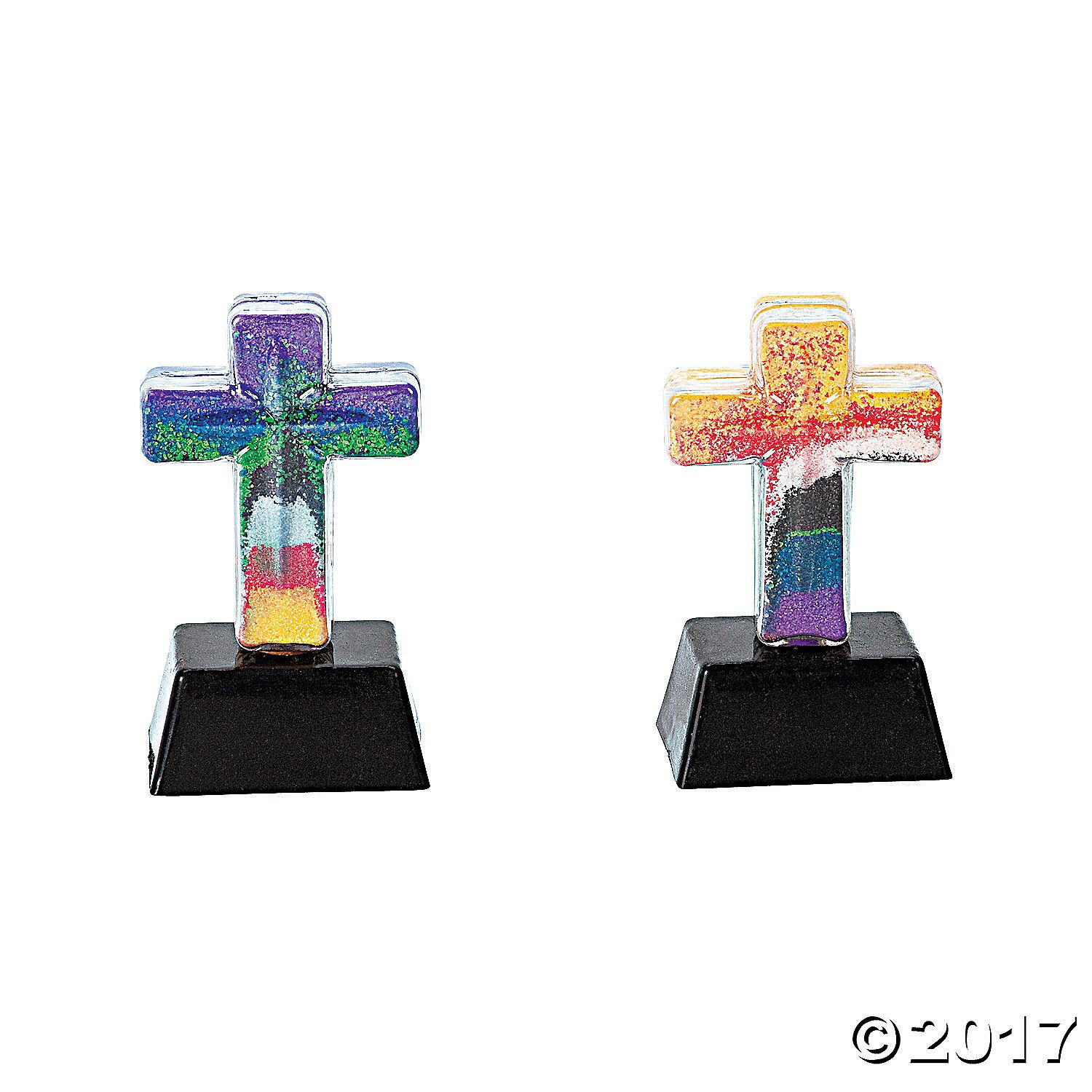Bible Crafts For Adults
 Colors of Faith Sand Art 3D Crosses
