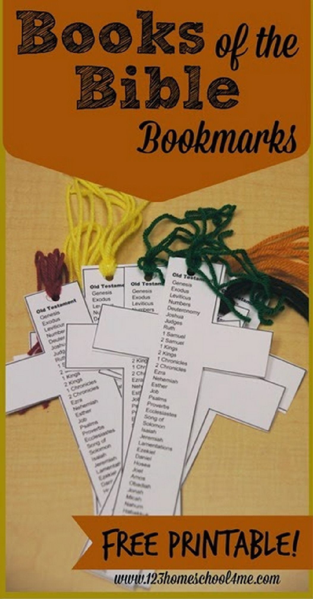 Bible Crafts For Preschoolers Free
 Free Books of the Bible Bookmark