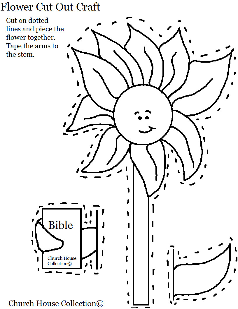 Bible Crafts For Preschoolers Free
 Church House Collection Blog Flower Holding A Bible Cut