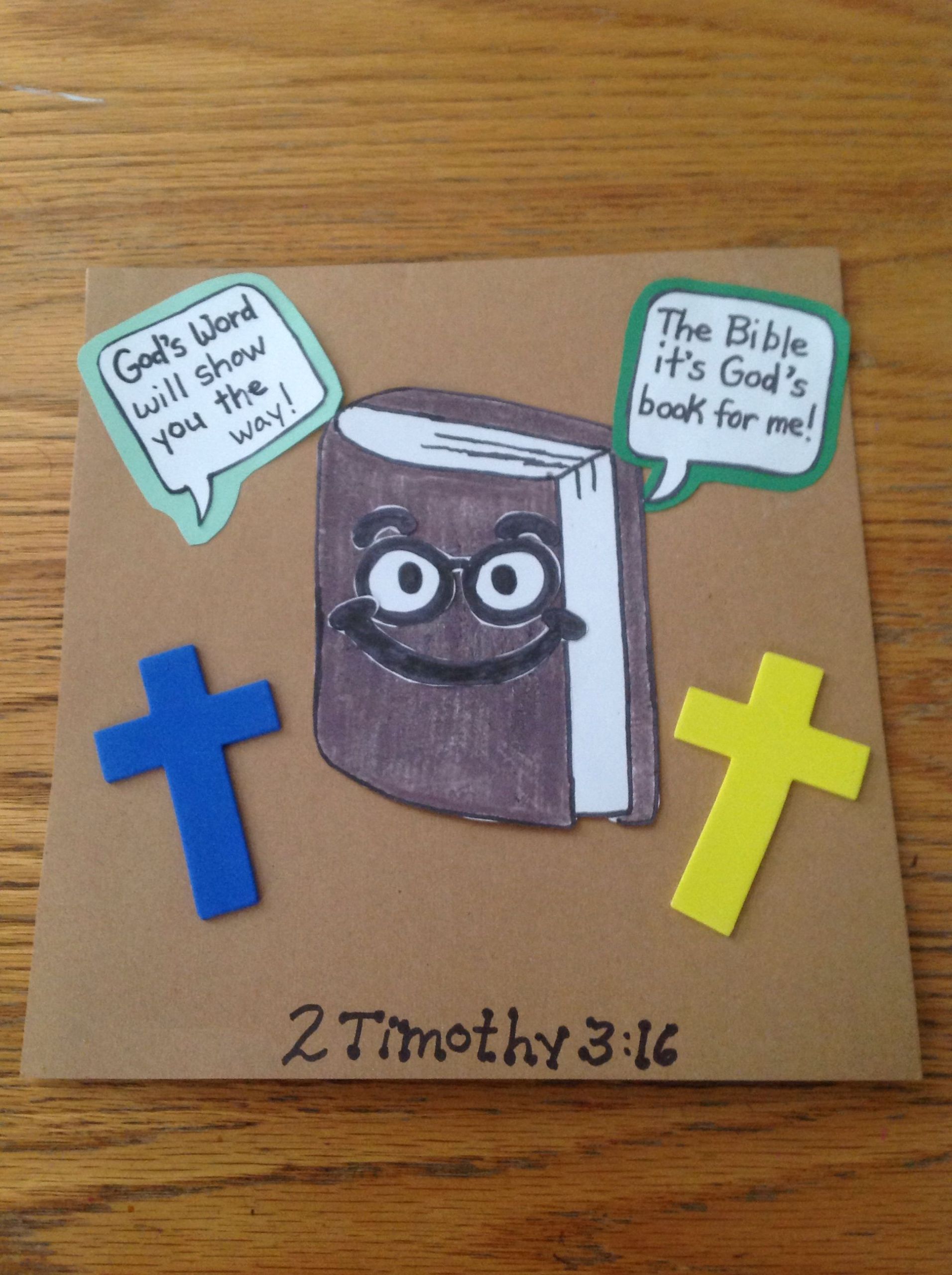 Bible Crafts For Preschoolers
 God s Word Bible Craft for Kids