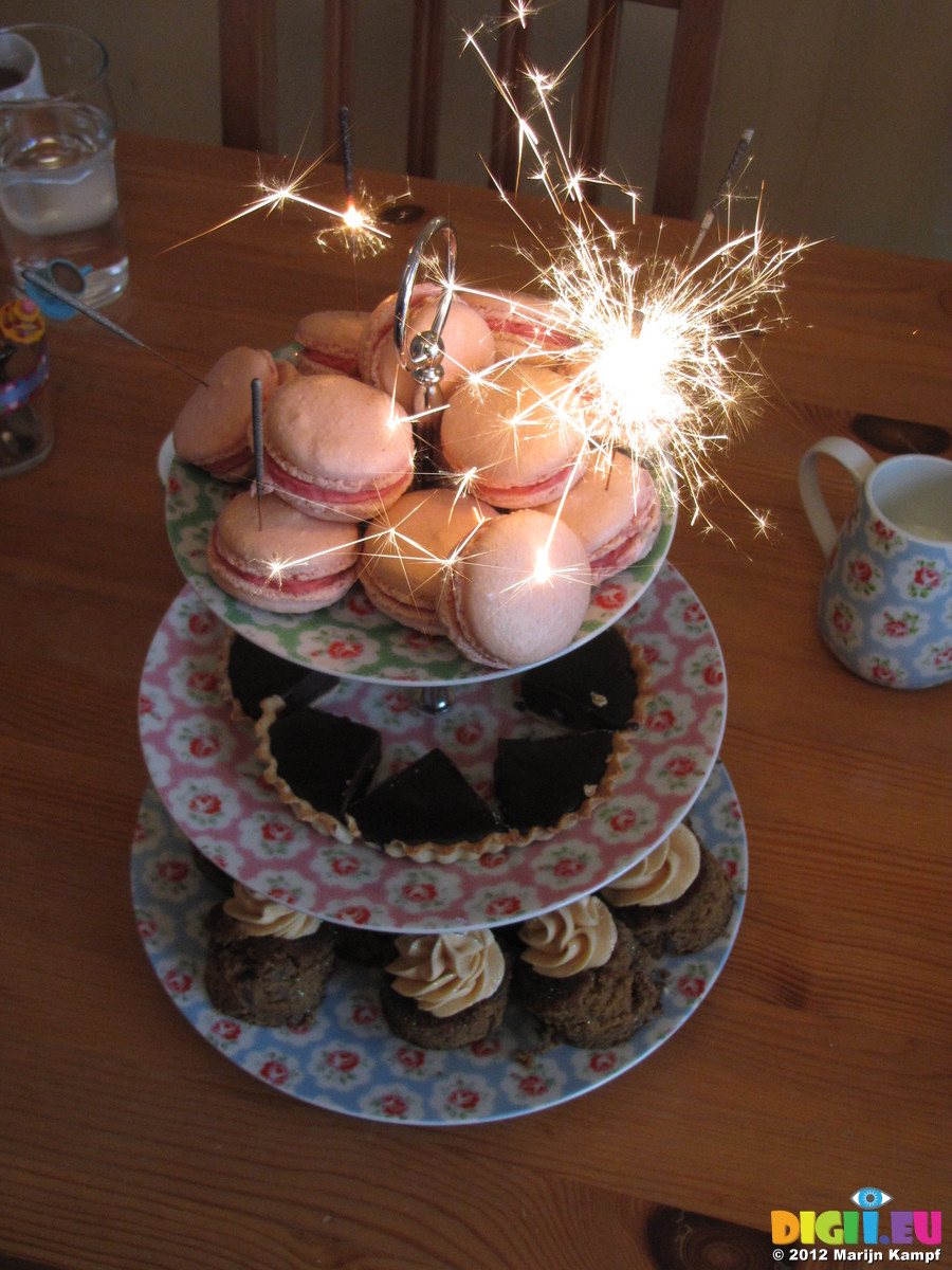 Big Birthday Cake Sparklers
 Picture SX Sparklers on birthday cakes