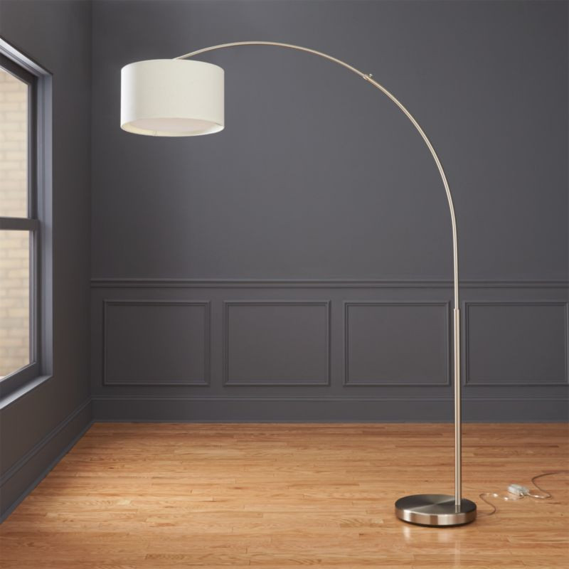 Big Lamps For Living Room
 Big Dipper Silver Arc Floor Lamp Reviews