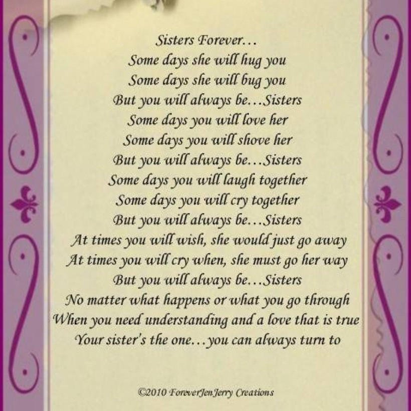 Big Sister Birthday Quotes
 Big Sister Quotes And Poems QuotesGram