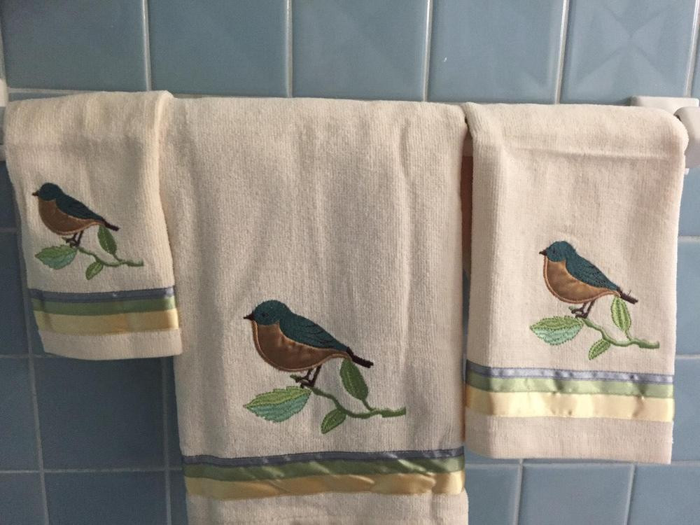 Bird Bathroom Decor
 Birds and Blooms Bathroom Towel Set Bath Decor