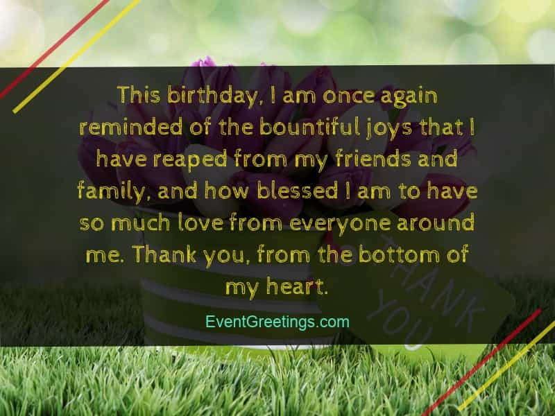 Birthday Appreciation Quotes
 50 Best Thank You Messages for Birthday Wishes Quotes