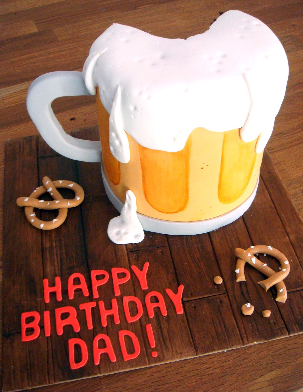 Birthday Cake Beer
 butter hearts sugar Beer Mug Birthday Cake