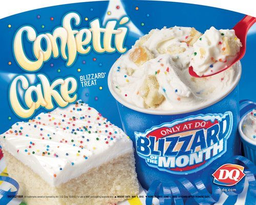 Birthday Cake Blizzard
 Pearls Go With Everything Friday Favorites