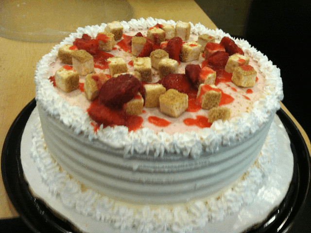 Birthday Cake Blizzard
 Everything Cakes Strawberry Cheesequake Blizzard Cake