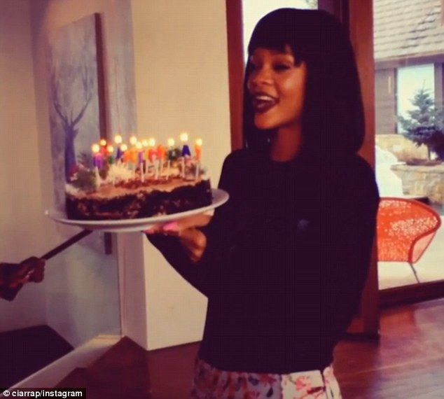 Birthday Cake By Rihanna
 Rihanna displays new pictures of her 26th birthday