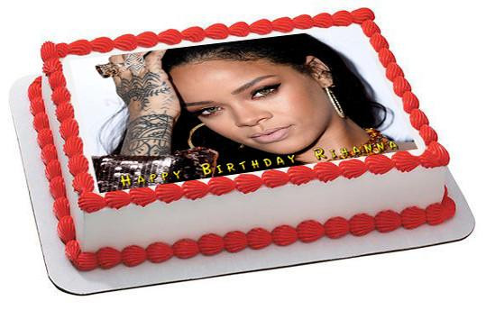 Birthday Cake By Rihanna
 Rihanna 1 Edible Cake & Cupcake Topper – Edible Prints