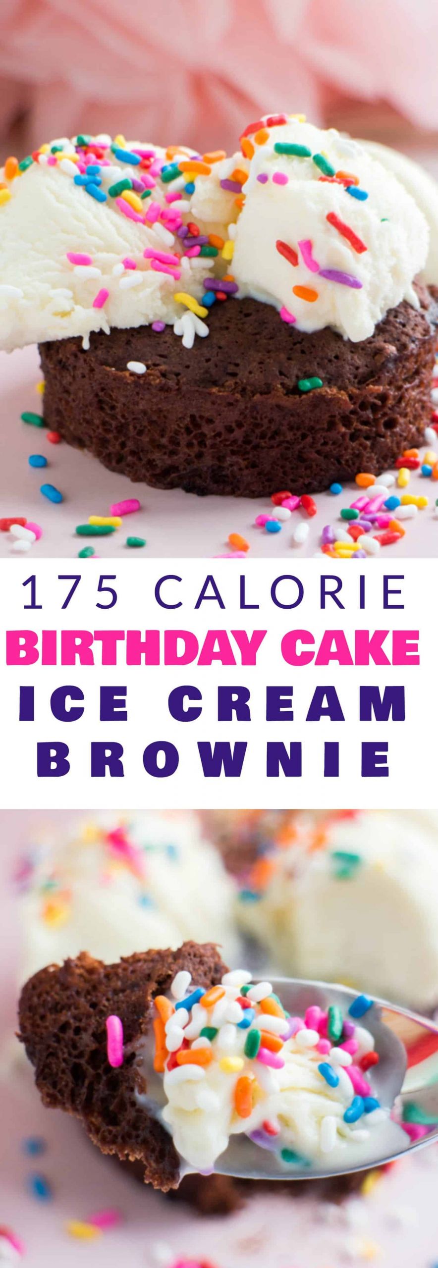 Birthday Cake Calories
 175 Calorie Birthday Cake Ice Cream Brownie Brooklyn