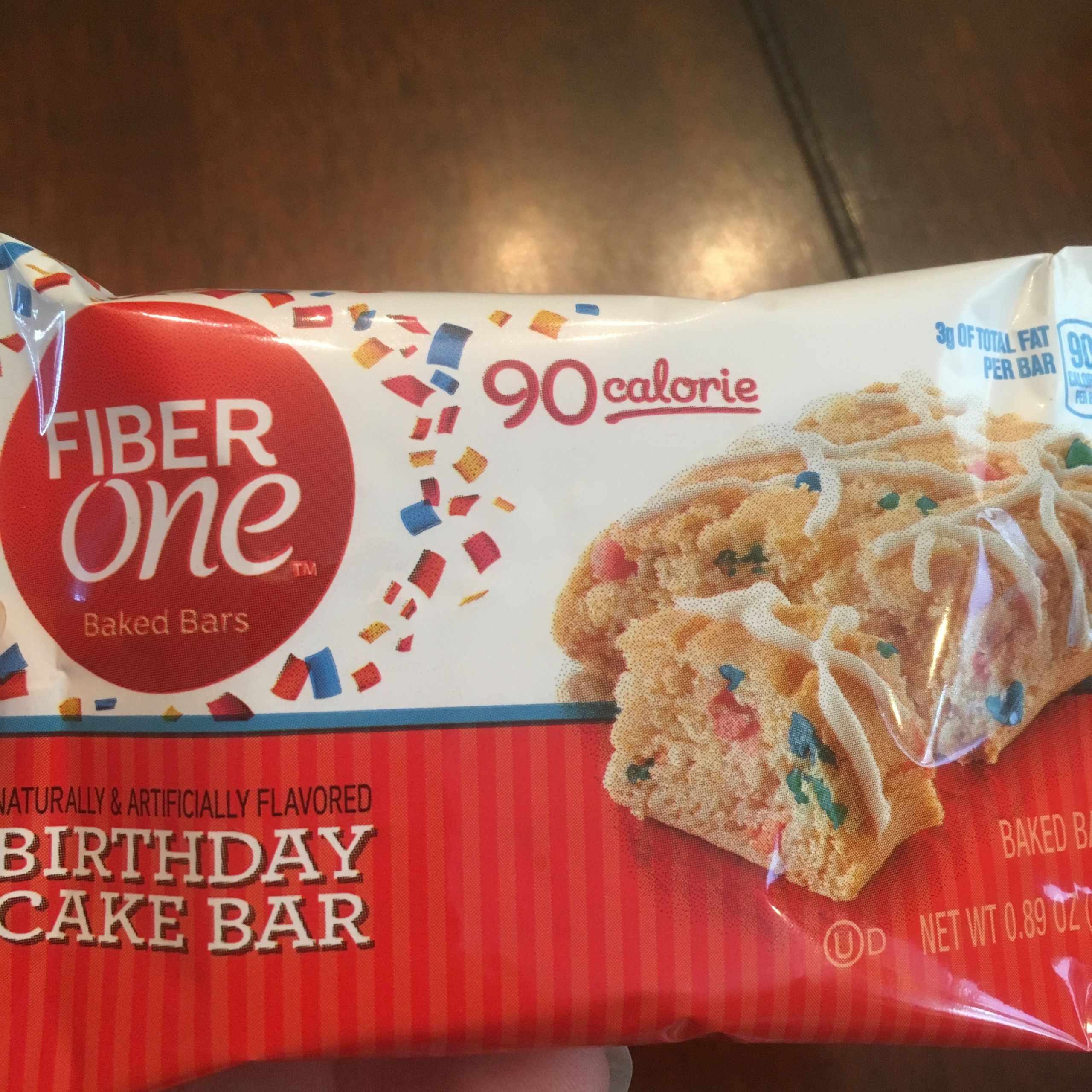 Birthday Cake Calories
 Fiber 1 90 Calorie Birthday Cake Bar reviews in Snacks