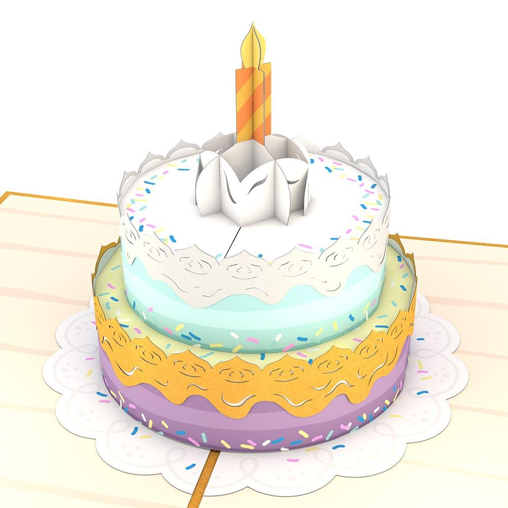 Birthday Cake Cards
 Happy Birthday Cake Lovepop