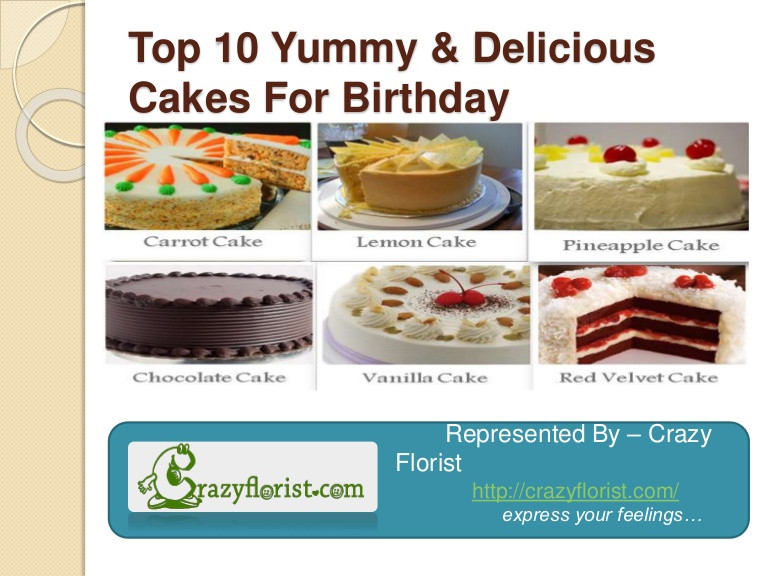 Birthday Cake Flavor Ideas
 Top 10 Cake Flavor For Birthday Wedding Anniversary