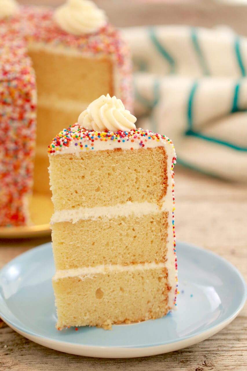 Birthday Cake Frosting
 Vanilla Birthday Cake Recipe Gemma’s Bigger Bolder Baking