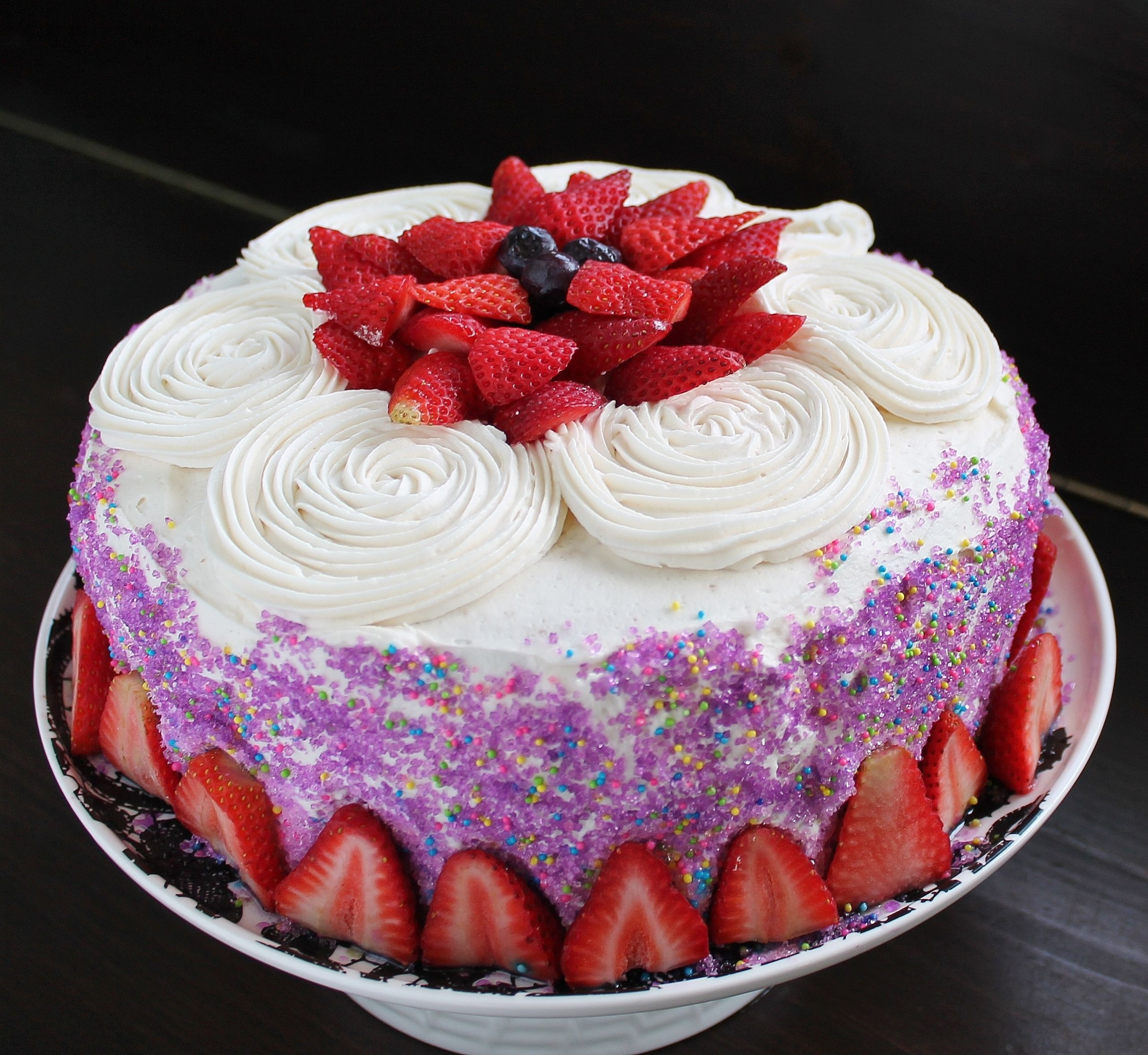 Birthday Cake Frosting
 Vanilla Birthday Cake with the BEST Vanilla Frosting